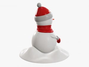 Snowman 02 Modelo 3D