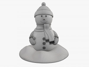 Snowman 02 Modelo 3D