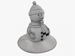 Snowman 02 Modelo 3D