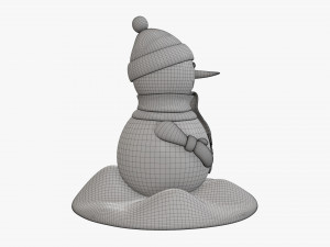 Snowman 02 Modelo 3D