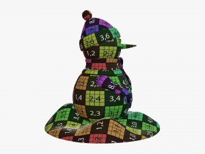 Snowman 02 Modelo 3D