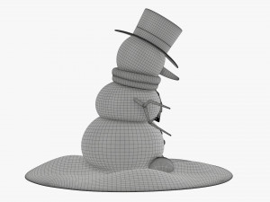 Snowman dancing Modelo 3D