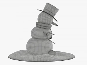 Snowman dancing 3D Model