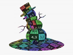 Snowman dancing 3D Model
