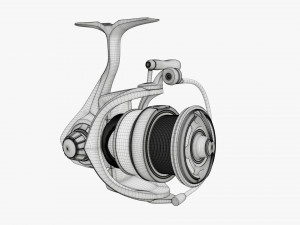 Spinning reel 3Dモデル