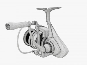 Spinning reel 3Dモデル