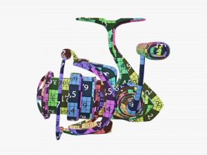 Spinning reel 3Dモデル