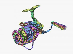 Spinning reel 3Dモデル