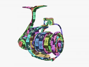 Spinning reel 3D Model