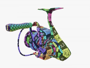 Spinning reel 3D Model
