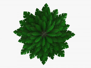 Stylized Christmas fir tree 01 Model 3D