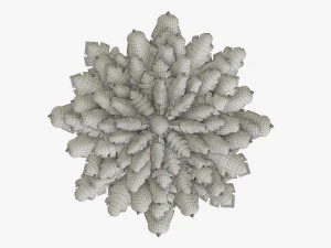 Stylized Christmas fir tree 02 3D Model