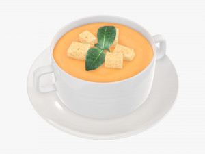 Sweet potato soup 3D Model