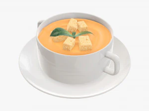 Sweet potato soup 3D Model