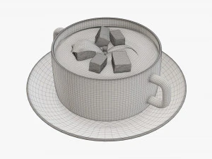 Sweet potato soup 3D Model