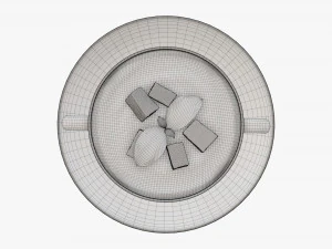 Sweet potato soup 3D Model