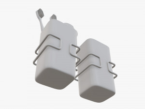 Toothbrush set cups paste holder Modelo 3D