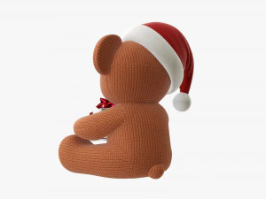 Toy bear with gift 3D Model