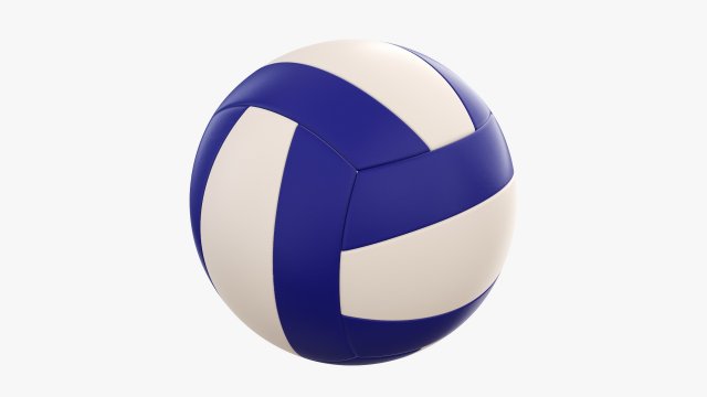 Volley ball classic 3D Model .c4d .max .obj .3ds .fbx .stl .blend 