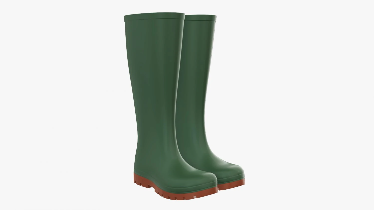 Waterproof rubber boots 3D Model .c4d .max .obj .3ds .fbx .stl .blend 