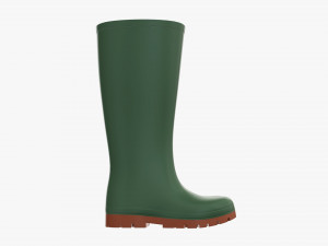 Waterproof rubber boots Modelo 3D