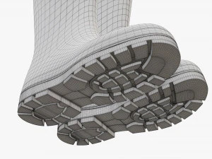 Waterproof rubber boots 3D Model