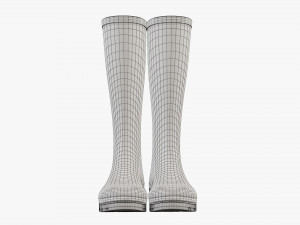 Waterproof rubber boots Modelo 3D