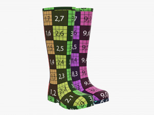Waterproof rubber boots Modelo 3D