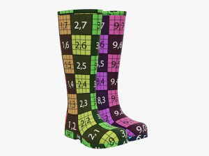 Waterproof rubber boots 3D Model