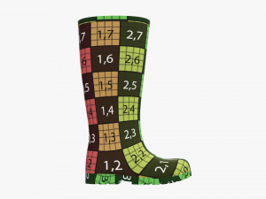 Waterproof rubber boots Modelo 3D