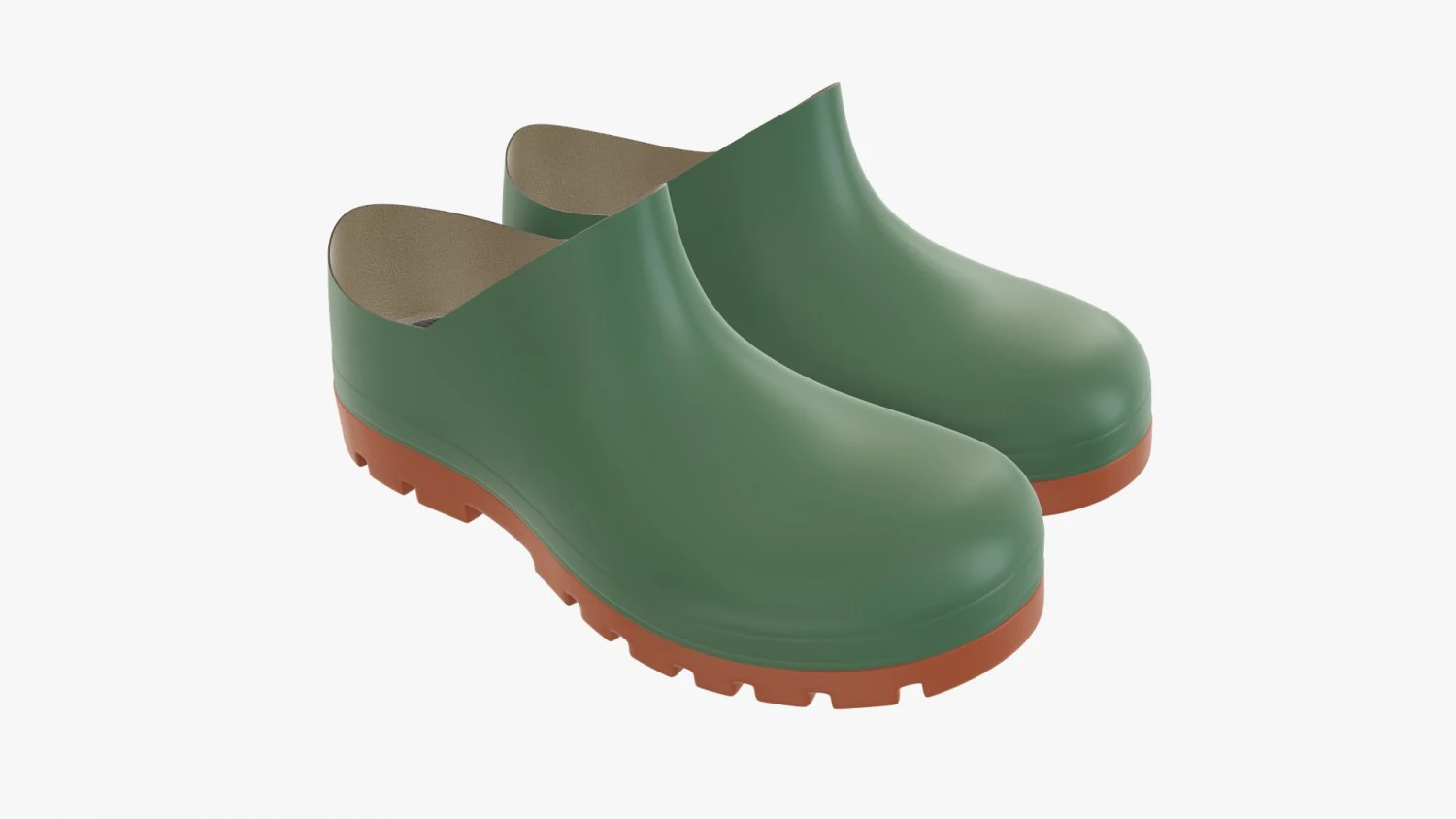 Waterproof rubber boots 02 3D Model .c4d .max .obj .3ds .fbx .stl .blend 