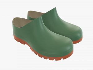 Waterproof rubber boots 02 Modèle 3D