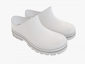 Waterproof rubber boots 02 Modello 3D