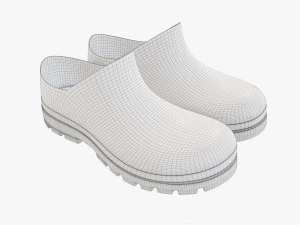 Waterproof rubber boots 02 3D Model