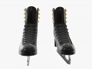 Womens figure ice skates 3D Model