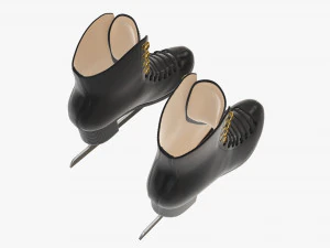 Womens figure ice skates 3D Model