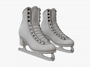 Womens figure ice skates Modelo 3D