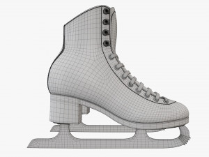 Womens figure ice skates Modelo 3D