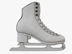 Womens figure ice skates 3D Model