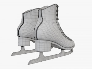 Womens figure ice skates Modelo 3D