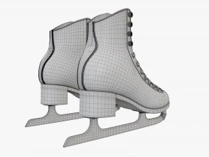 Womens figure ice skates 3D Model