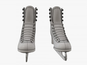 Womens figure ice skates Modelo 3D