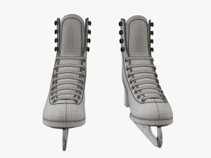 Womens figure ice skates 3D Model