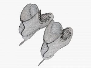 Womens figure ice skates Modelo 3D