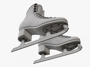 Womens figure ice skates Modelo 3D