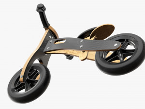 Wooden balance bike for kids Modelo 3D