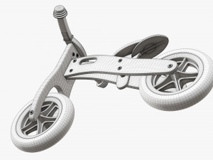 Wooden balance bike for kids Modelo 3D