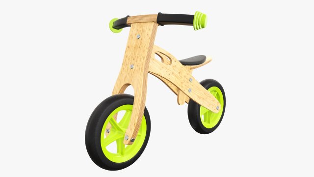 Kids wooden shop bike