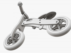 Wooden balance bike for kids v2 Modèle 3D