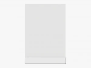 Acrylic table talker mockup 01 3D Model